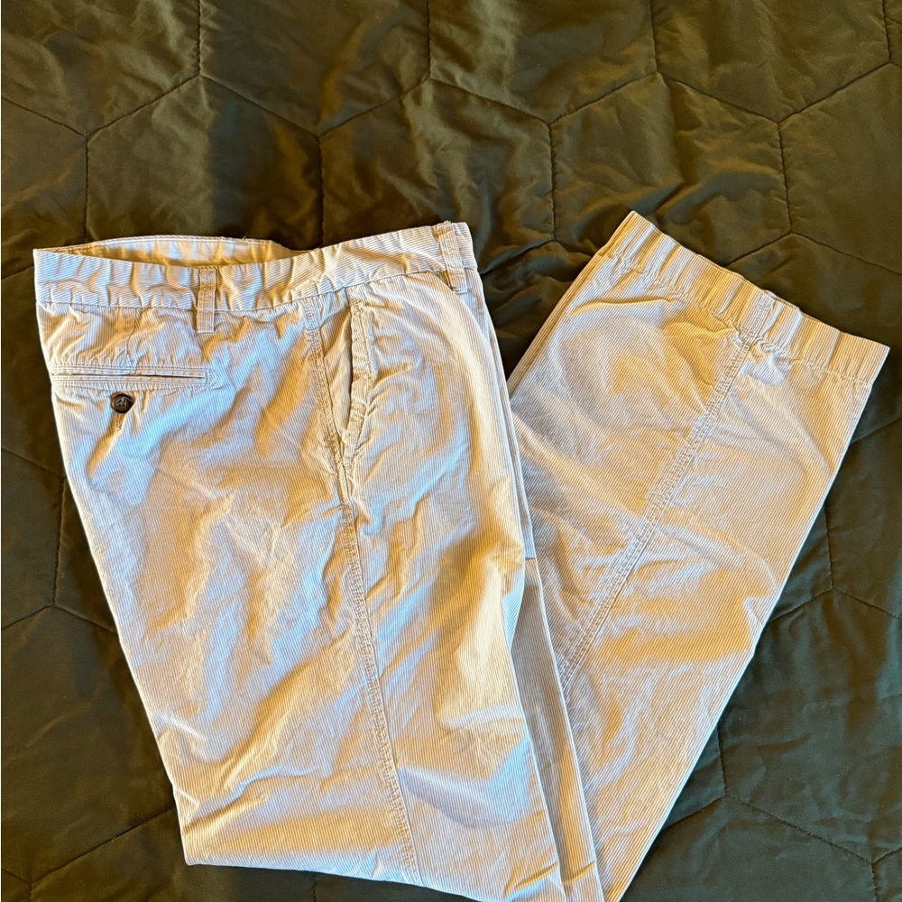 GAP Light Tan Pinstriped Women’s Trousers